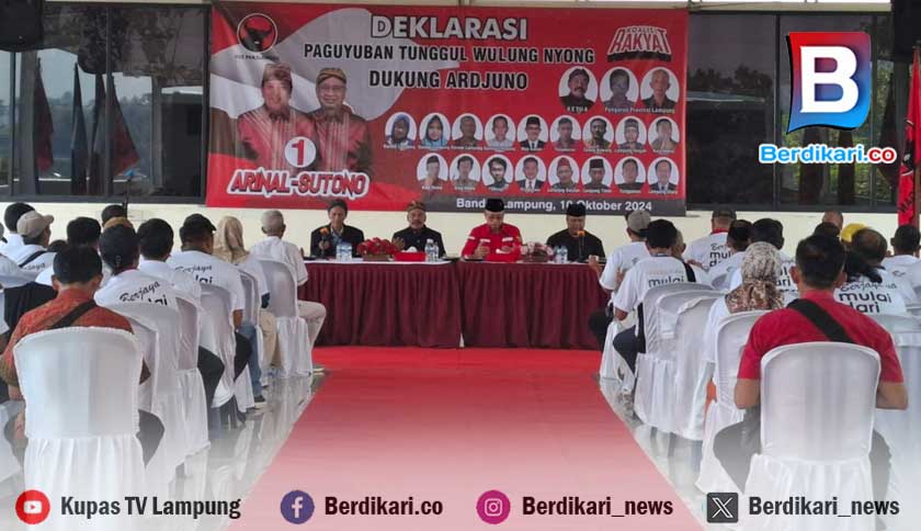 407 Ribu Anggota Paguyuban Tunggul Wulung Nyong Siap Menangkan Ardjuno di Pilgub Lampung 2024