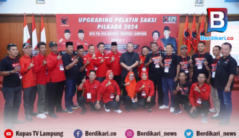 Apresiasi Upgrading Pelatih Saksi PDI Perjuangan, Arinal: Suara Rakyat Wajib Dikawal Agar Tetap Bersama Kita