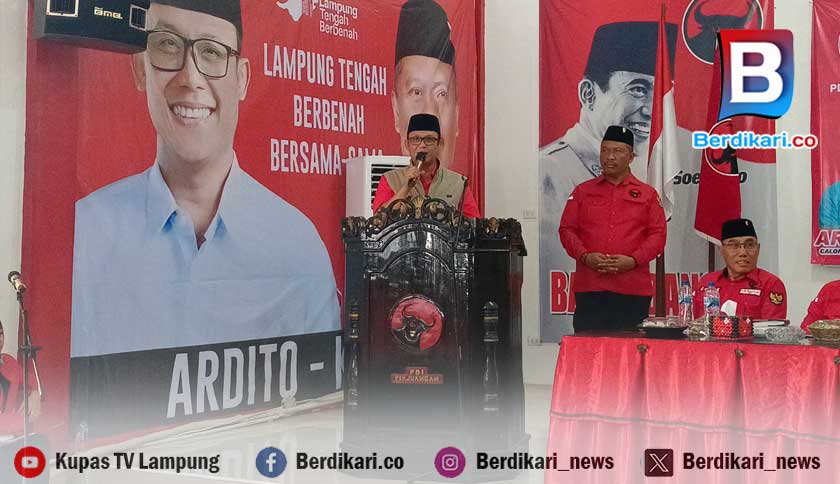 Ardito Wijaya: PDI Perjuangan Selamatkan Demokrasi di Lampung Tengah, Kita Kawal Kemenangan di 27 November 2024