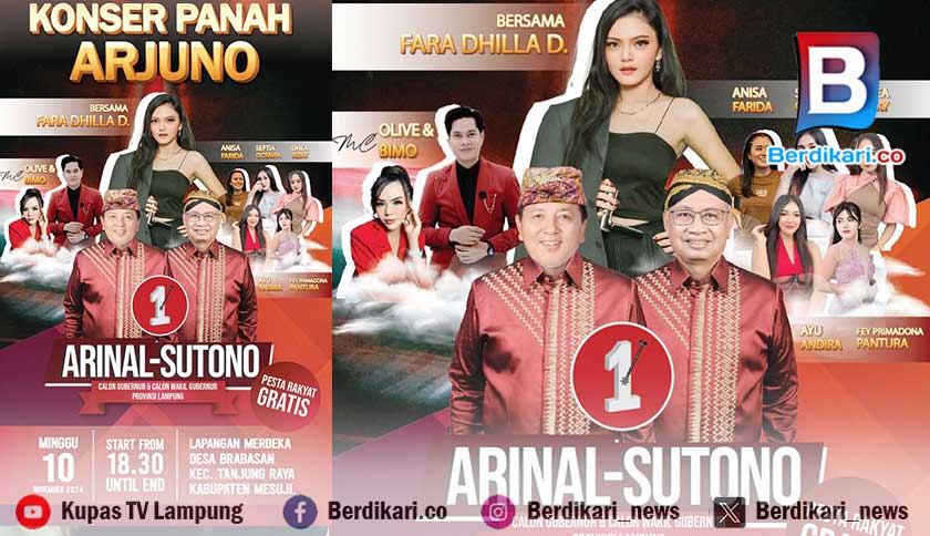 Ardjuno Gebrak Mesuji Bersama Fara Dhilla Dangdut Idol