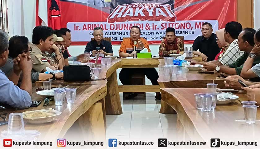 Arinal Djunaidi Instruksikan Tim Ardjuno Kuasai Setiap Wilayah Lampung untuk Sukses Pilgub 2024