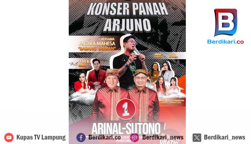 Ayo Ramaikan! Pesta Rakyat Ardjuno di Pringsewu Bakal Dimeriahkan Andika Kangen Band