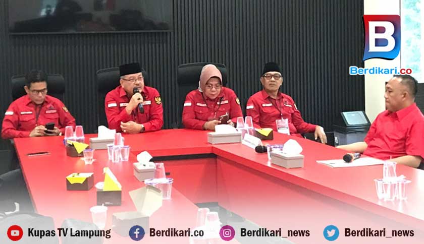 Bacagub Lampung Umar Ahmad Ikuti Fit And Proper Test di PDI Perjuangan