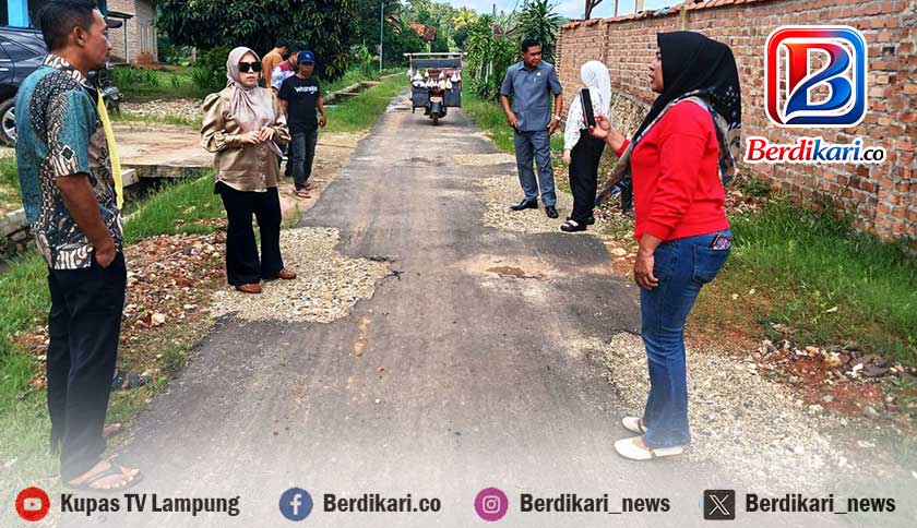 Baru Selesai Diperbaiki, Beberapa Ruas Jalan di Pringsewu Rusak