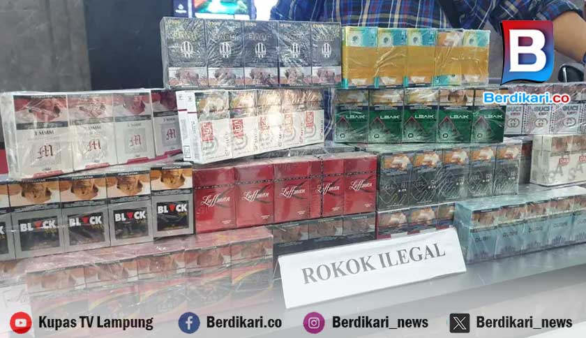 Bea Cukai Sita 40 Juta Batang Rokok Ilegal, Penyitaan Naik 117 Persen