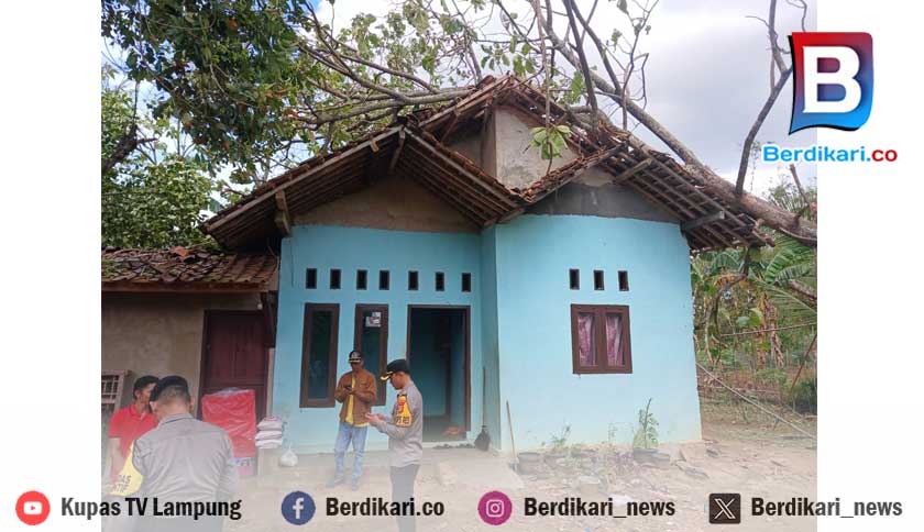 Bencana Puting Beliung di Sukoharjo Pringsewu, Kerugian Ditaksir Capai 129 Juta