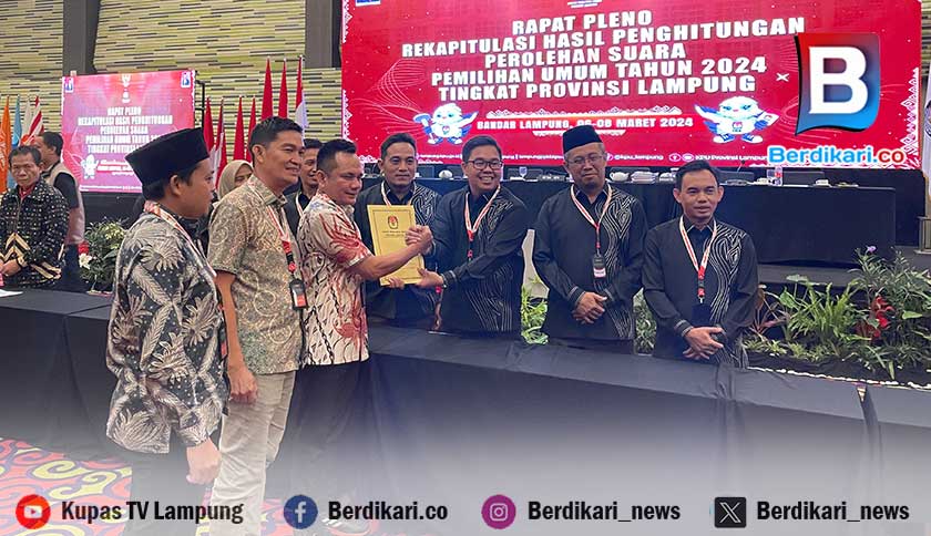 Berikut 85 Nama Berpotensi Duduki Kursi DPRD Lampung Periode 2024-2029