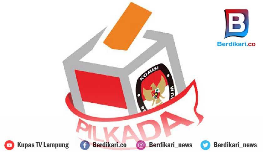 Berikut Ini Daftar Nomor Urut Calon Kepala Daerah di 15 Kabupaten/Kota di Lampung