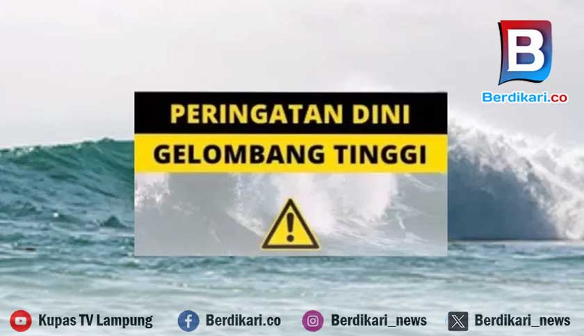 BMKG: 3 Perairan Lampung Berpotensi Gelombang Tinggi