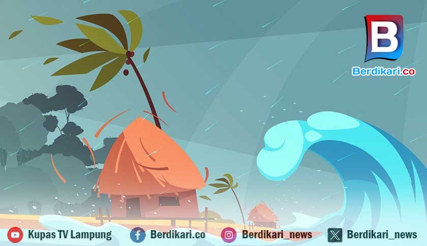 BMKG Prediksi Cuaca Buruk di Lampung Terjadi Hingga Maret 2025