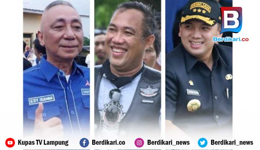 Bursa Pilgub Lampung 2024, Umar Ahmad Santer Diduetkan Dengan Edy Irawan dan Ridho Ficardo