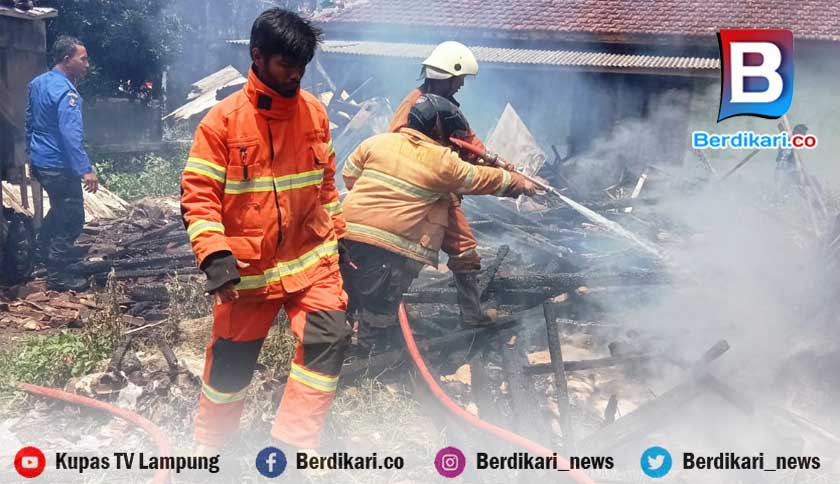 Berdikari Dalam Sehari Rumah Dan Toko Baju Di Pringsewu Kebakaran