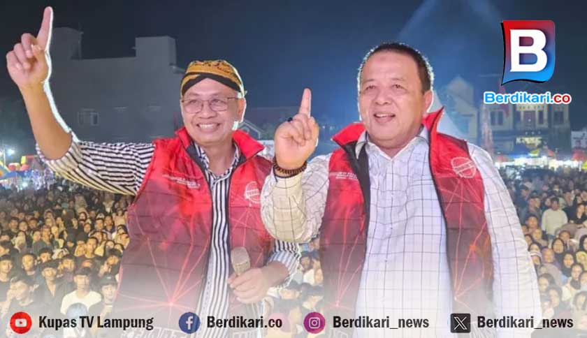 Di Depan Ribuan Pendukung Ardjuno di Pringsewu, Arinal Janji Bangun Irigasi untuk Dorong Sektor Pertanian