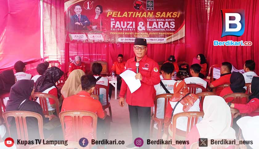 DPC PDI-P Pringsewu Gelar Pelatihan Saksi TPS