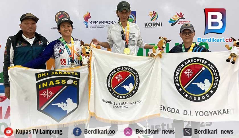 Dua Atlet Airsoft Kota Metro Sumbang Dua Emas di Fornas VIII NTB