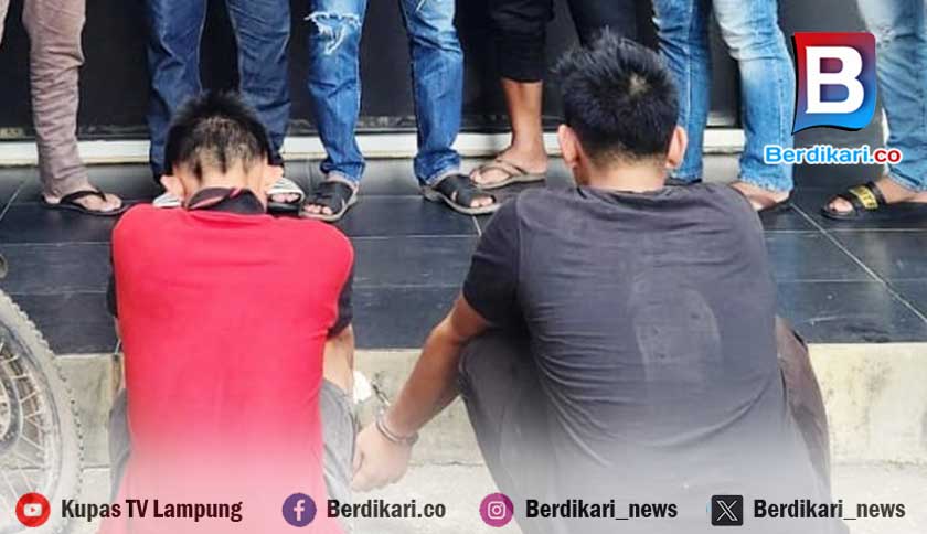 Dua Begal Ditangkap Saat Beraksi di Jalintim Lamteng