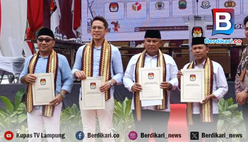 Dua Paslon Bupati dan Wabup Lamsel Sepakati 3 Hal