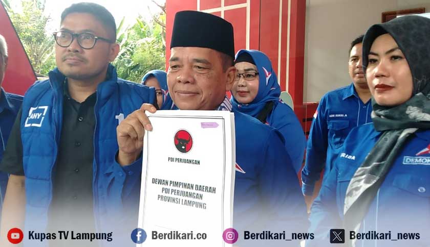 Edy Irawan dan Irfan Nuranda Djafar Daftar Bakal Cawagub Lampung di PDI Perjuangan