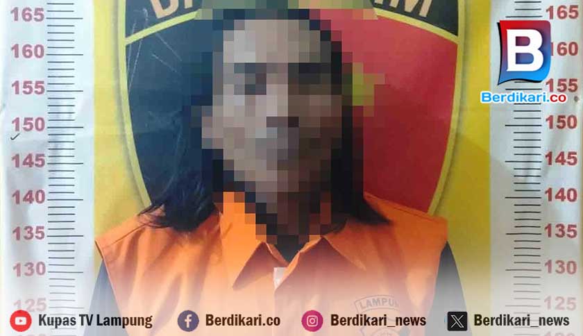 Emosi Ibunya Dicekik, Pria di Lamsel Bunuh Tetangga
