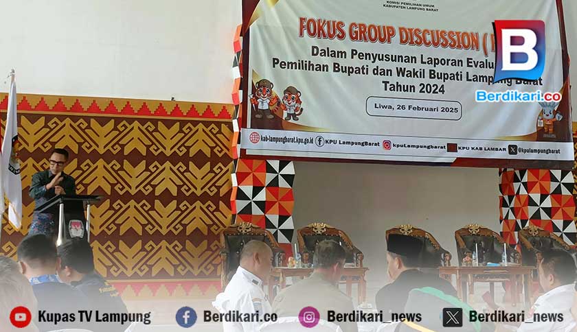 Evaluasi Pilkada 2024, KPU Lampung Barat Tekankan Pentingnya Transparansi