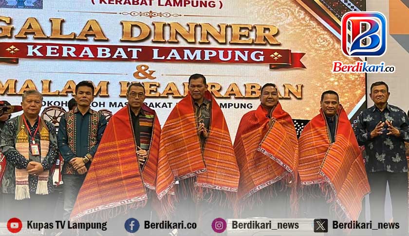 Gala Dinner Kerabat Lampung, Ajang Pererat Persaudaraan dan Kebersamaan di Tanah Rantau