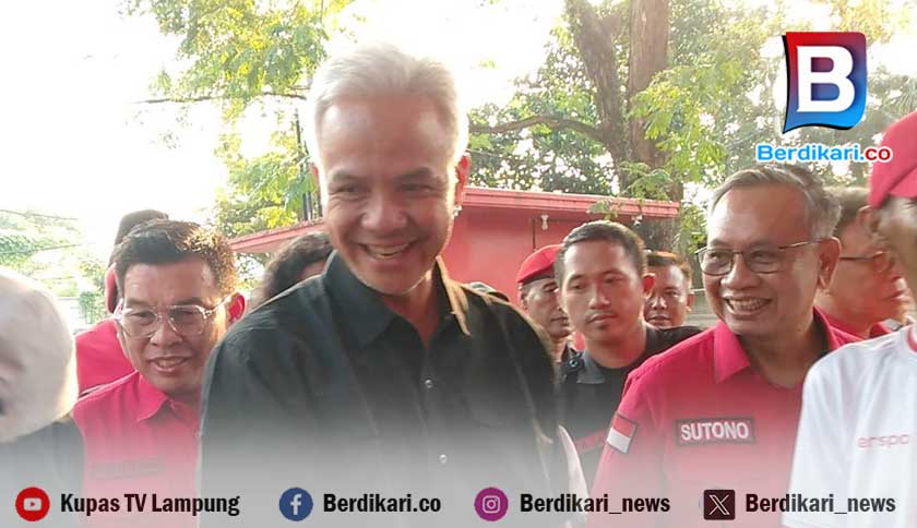 Ganjar Pranowo Kunjungi PDI-P Lampung, Ini Pembahasannya