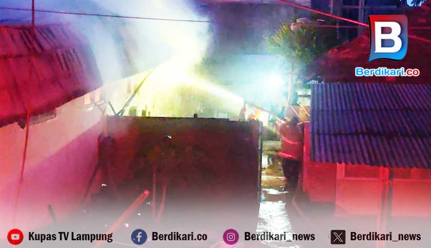 Gedung TK di Metro Barat Ludes Terbakar