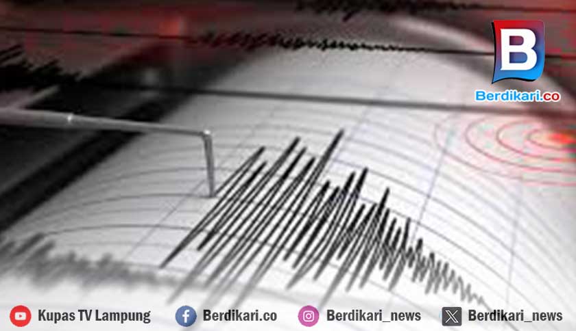 Gempa Bumi M 4,5 Guncang Tanggamus Lampung