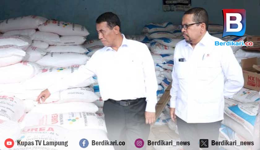 Harga Pupuk Turun 20 Persen, Mentan Sidak ke Lampung Utara Pastikan Kebijakan Pro-Petani Berjalan Efektif
