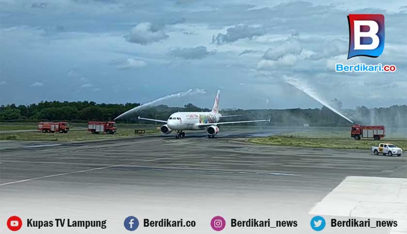 Berdikari Indonesia Air Asia Resmi Terbang Perdana Dari Bali Ke Lampung