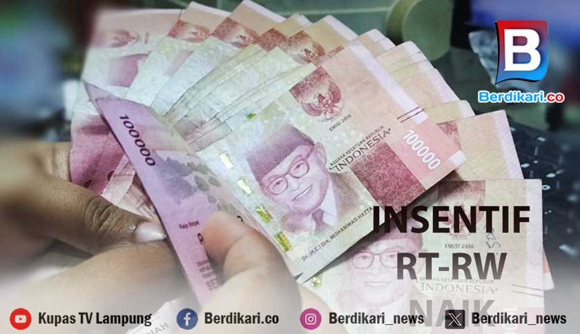 Insentif RT dan RW di Kota Metro Resmi Naik, Pencairan Dimulai Pekan Depan