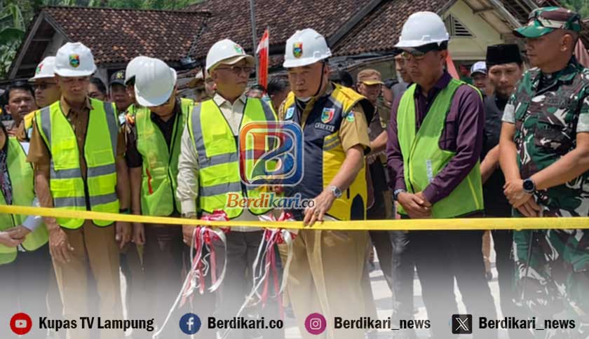 Jalan Sedayu–Tugu Papak Tanggamus Rampung Dibangun