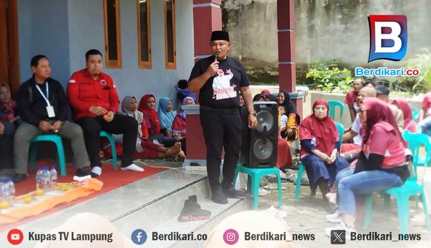 Kampanye di Kalianda, Nanang Ermanto Siap Lanjutkan 4 Program Kerja Kerakyatan