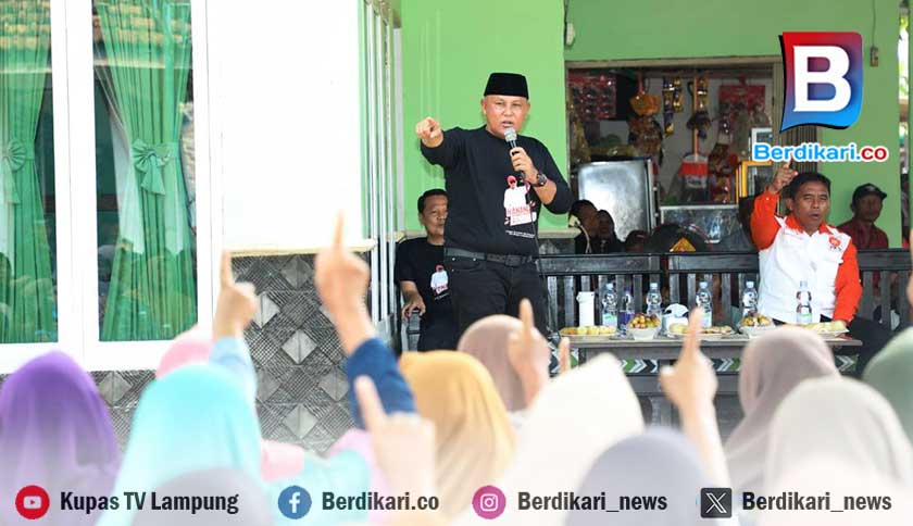 Kampanye di Natar, Nanang Ermanto Sebut Merintis Politik dari Bawah