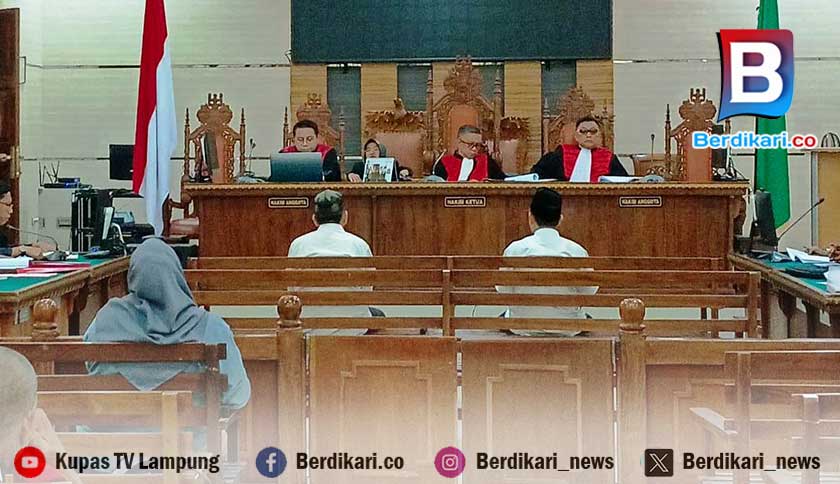 Kasus Korupsi Disperkim Lampura, Dua ASN Jalani Sidang Perdana