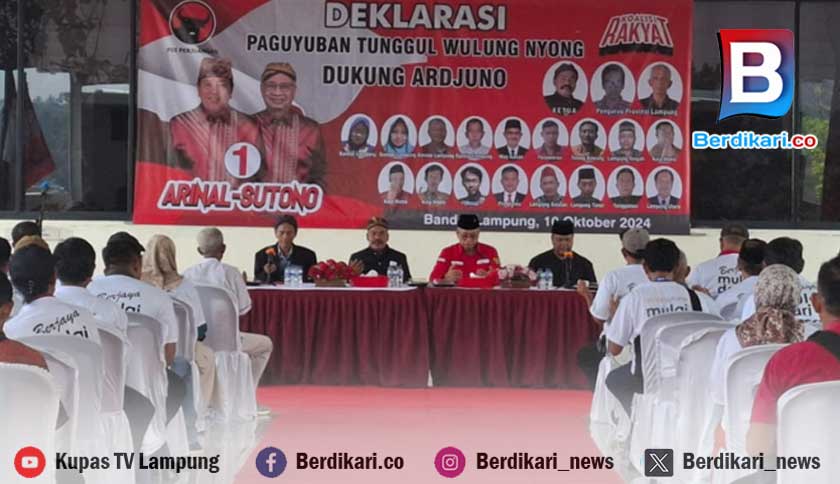 Ketua Paguyuban Tunggul Wulung Nyong Sebut Ardjuno Mampu dan Berpengalaman Memimpin Lampung