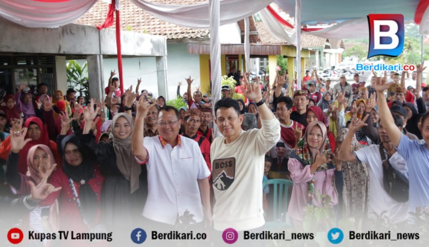 Ketua TPD Bersama Ketua DPD PDI Perjuangan Lampung Kampanye di Tanggamus: Program Ganjar-Mahfud Sejahterakan Masyarakat