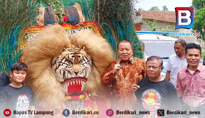 Komunitas Reog Lampung Dukung Ardjuno di Pilgub 2024