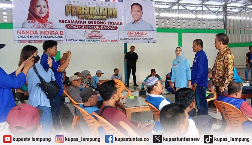 Komunitas Tukang Ojek Siap Menangkan Nanda Indira - Antonius di Pilkada Pesawaran 2024