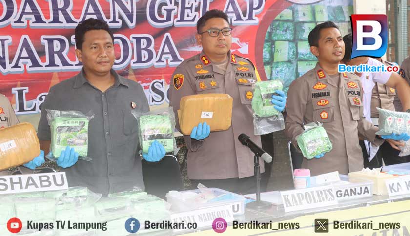 Kurun Waktu 4 Bulan, Polisi Sita Narkoba Senilai Rp 75 Miliar