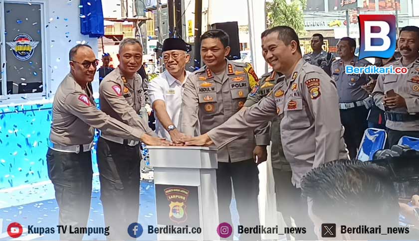 Launching Program Perpanjangan SIM Drive Thru, 30 Warga Bandar Lampung Langsung Daftar