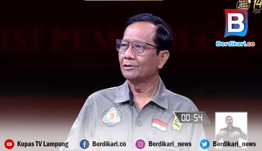 Berdikari Mahfud Md Sebut Penebangan Hutan Di Indonesia Lebih Luas