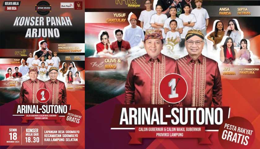 Merapat! Pesta Rakyat Ardjuno Siap Guncang Sidomulyo Lampung Selatan dengan Penampilan Artis Ternama