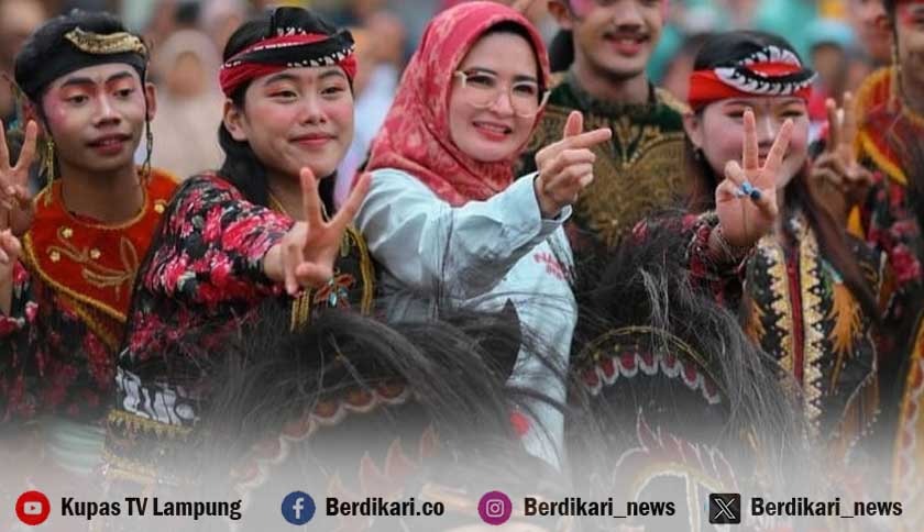 Nanda Indira: Pilih Nomor 2 untuk Kemajuan Budaya dan Daerah Pesawaran!