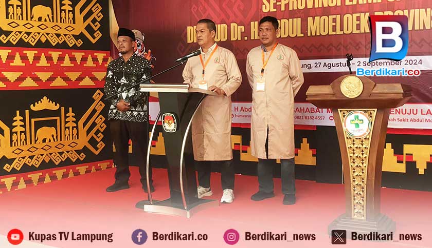 Novriwan - Nadirsyah Selesai Jalani Tes Kesehatan di RSUD Abdul Moeloek