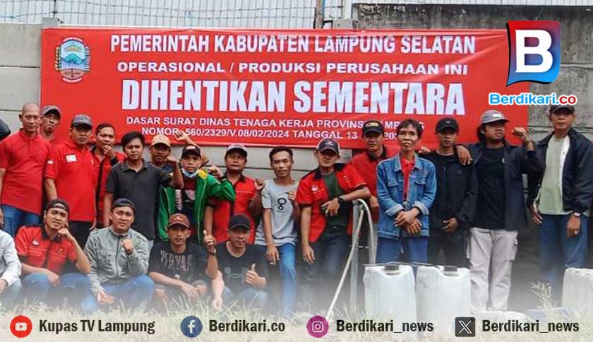 Operasional PT San Xiong Steel Indonesia Ditutup Sementara