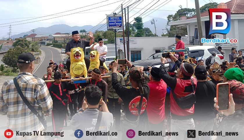 Parosil Mabsus: Sambutan Atraksi Budaya Bentuk Dukungan PDI Perjuangan Lampung Barat untuk Arinal Djunaidi