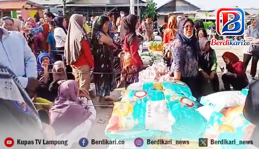 Pasar Murah di 20 Kecamatan se-Bandar Lampung Diserbu Warga