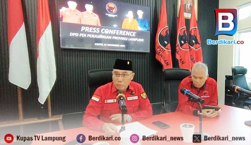 PDI-P Lampung Yakin Pilwakot Metro 2024 Tetap Ada Dua Calon