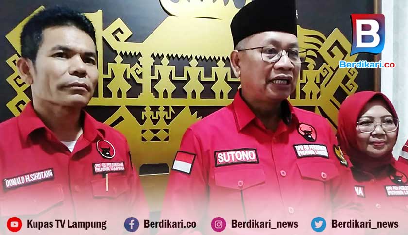 PDI Perjuangan Lampung Jalin Komunikasi dengan 3 Partai Koalisi